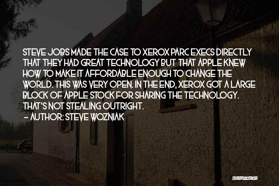 Change Steve Jobs Quotes By Steve Wozniak