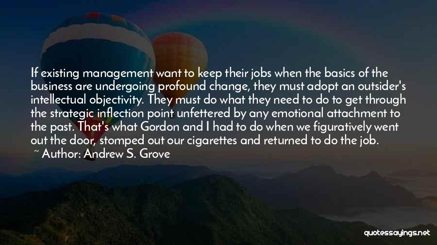 Change The Past Quotes By Andrew S. Grove