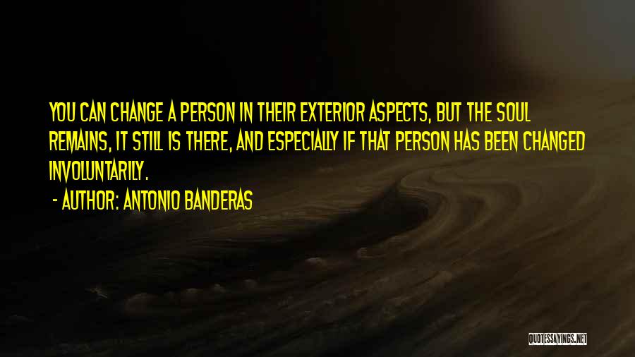 Change The Person Quotes By Antonio Banderas