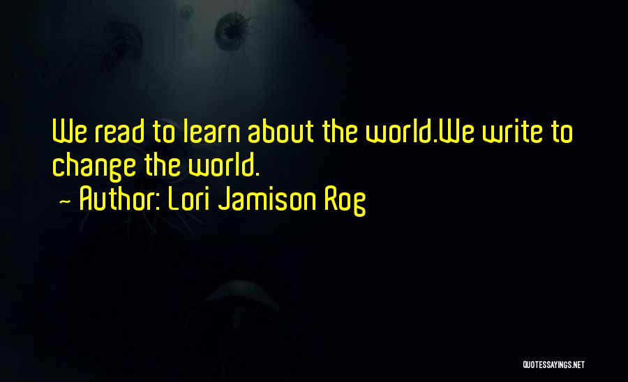 Change The Quotes By Lori Jamison Rog