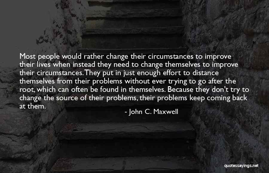 Change To Improve Quotes By John C. Maxwell