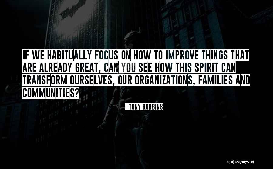 Change To Improve Quotes By Tony Robbins