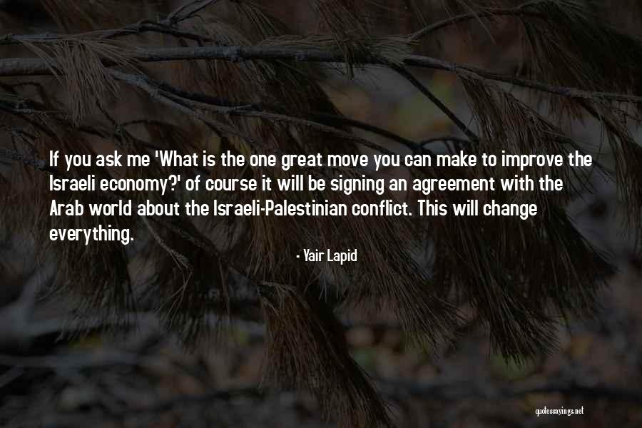 Change To Improve Quotes By Yair Lapid