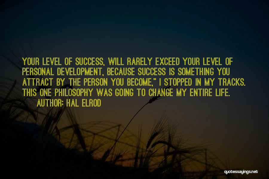 Change To Success Quotes By Hal Elrod