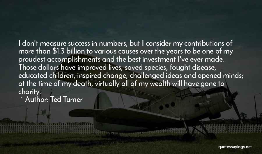 Change To Success Quotes By Ted Turner