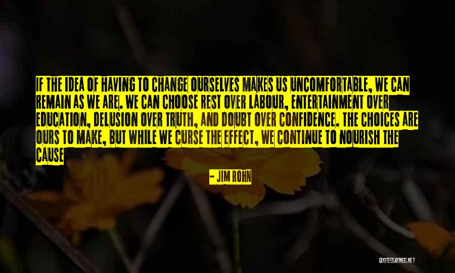 Change Uncomfortable Quotes By Jim Rohn Change Uncomfortable Quotes By Jim Rohn