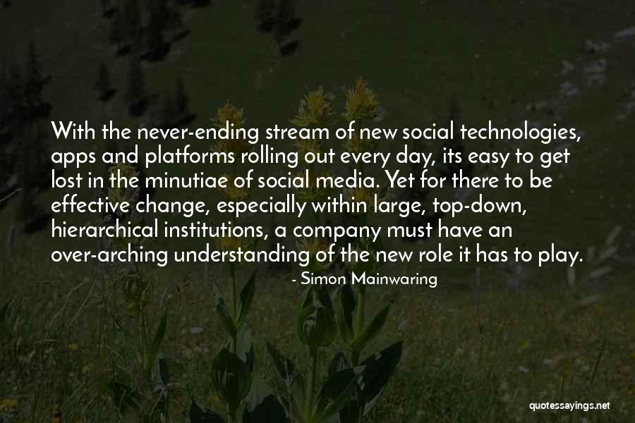 Change Which Apps Quotes By Simon Mainwaring Change Which Apps Quotes By Simon Mainwaring