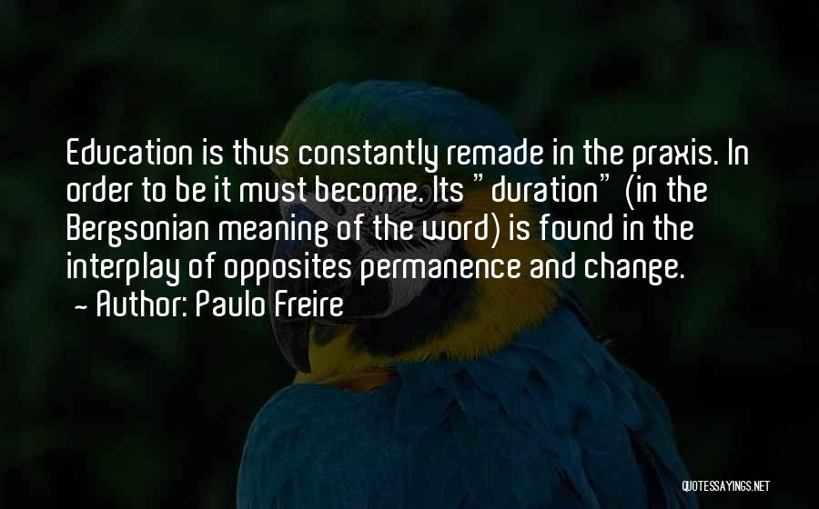 Change Word In Quotes By Paulo Freire