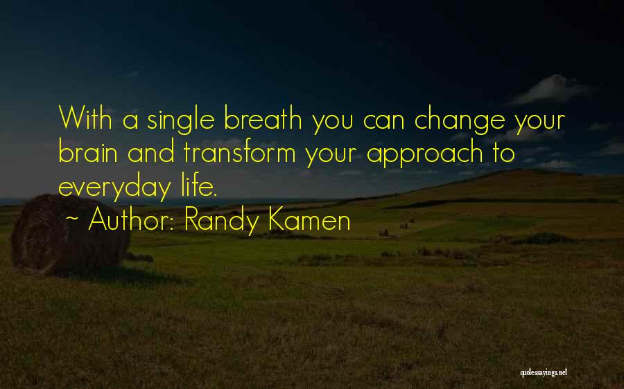 Change Your Approach Quotes By Randy Kamen