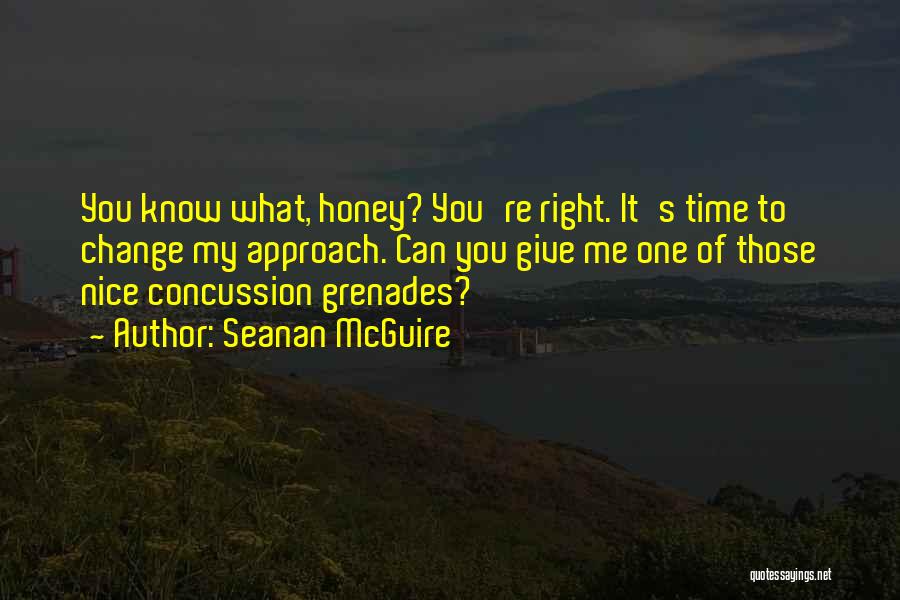 Change Your Approach Quotes By Seanan McGuire