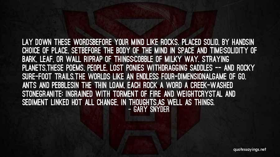 Change Your Mind Change Your Body Quotes By Gary Snyder Change Your Mind Change Your Body Quotes By Gary Snyder