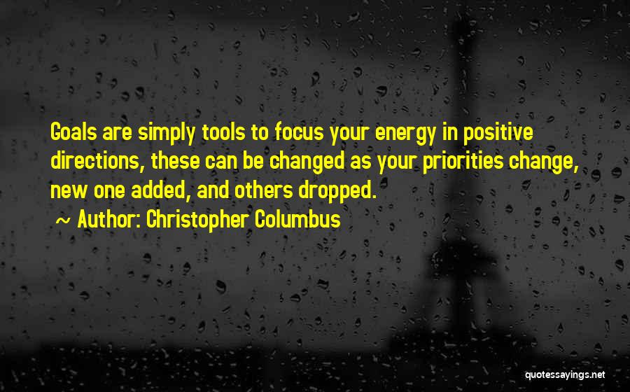 Change Your Priorities Quotes By Christopher Columbus