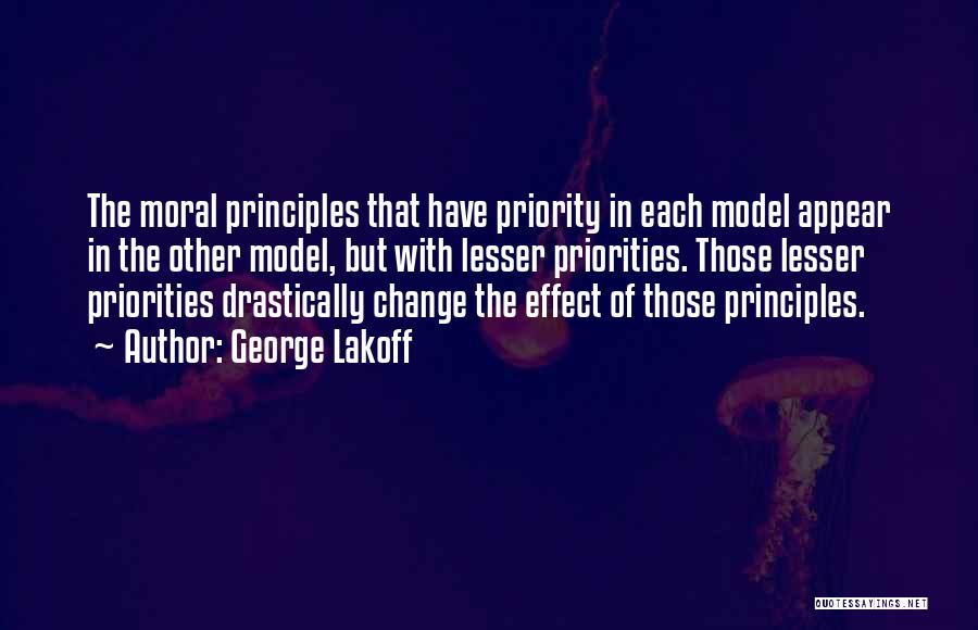 Change Your Priorities Quotes By George Lakoff