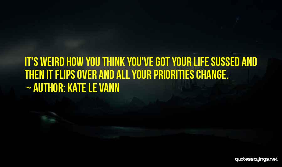 Change Your Priorities Quotes By Kate Le Vann