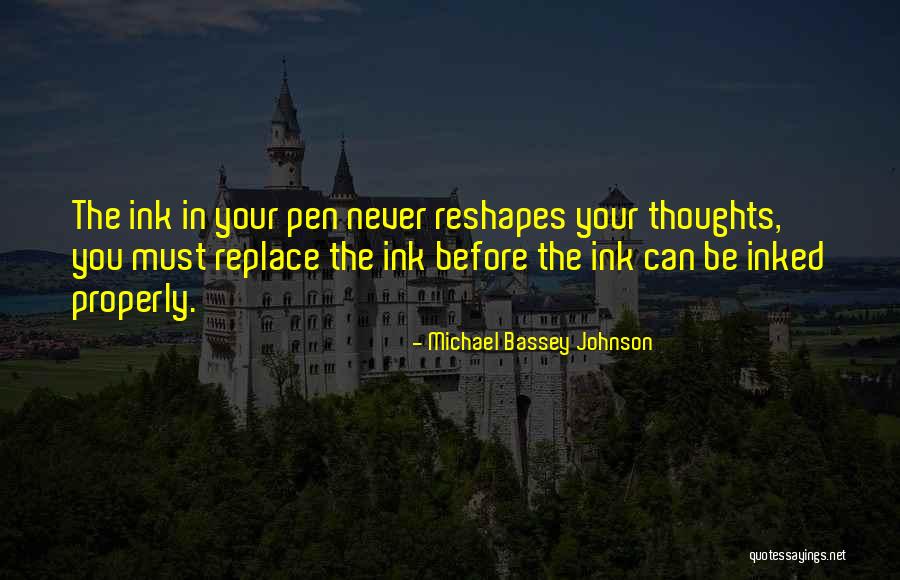 Change Your Thoughts Quotes By Michael Bassey Johnson