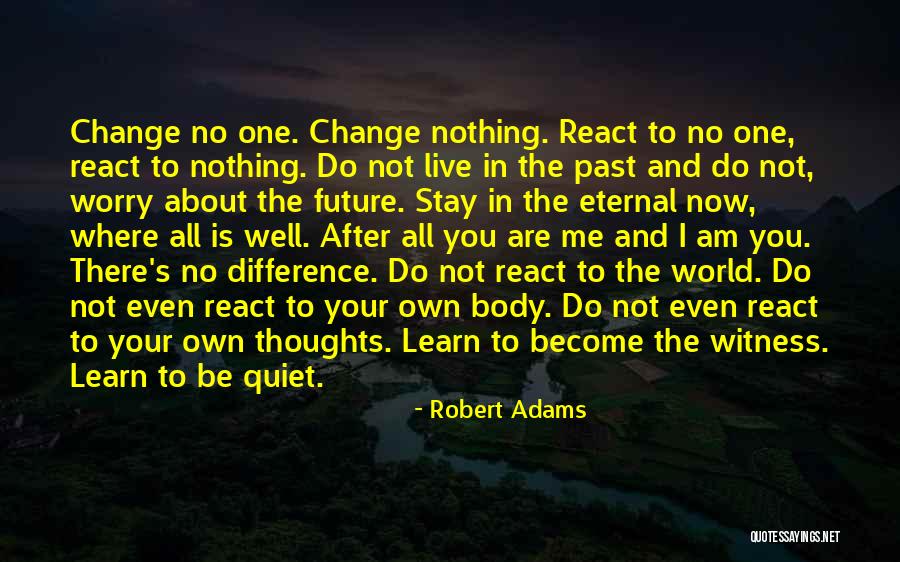 Change Your Thoughts Quotes By Robert Adams