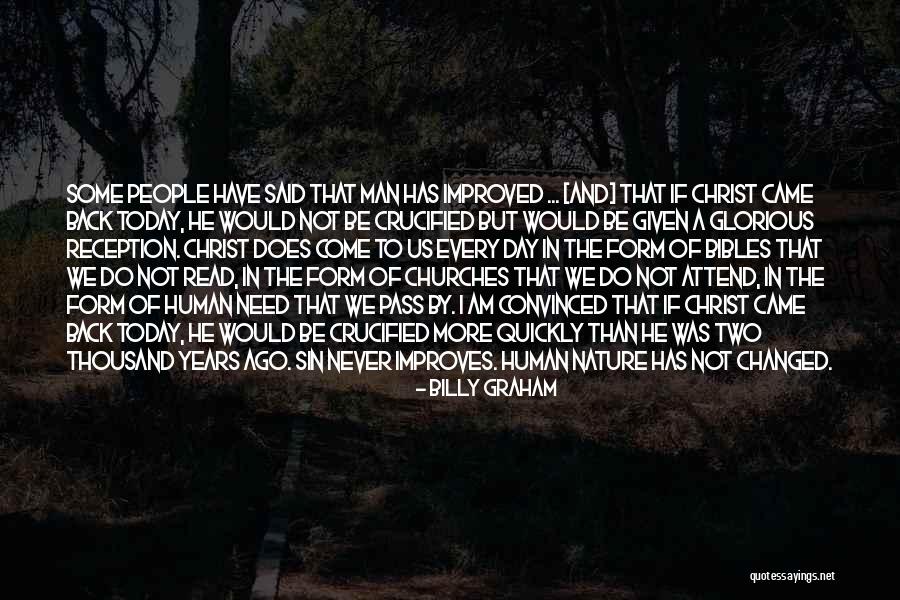 Changed And Improved Quotes By Billy Graham Changed And Improved Quotes By Billy Graham