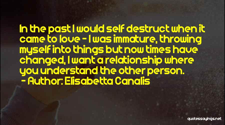 Changed Person Love Quotes By Elisabetta Canalis