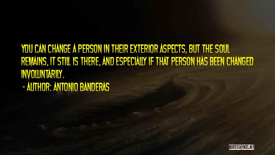 Changed Person Quotes By Antonio Banderas