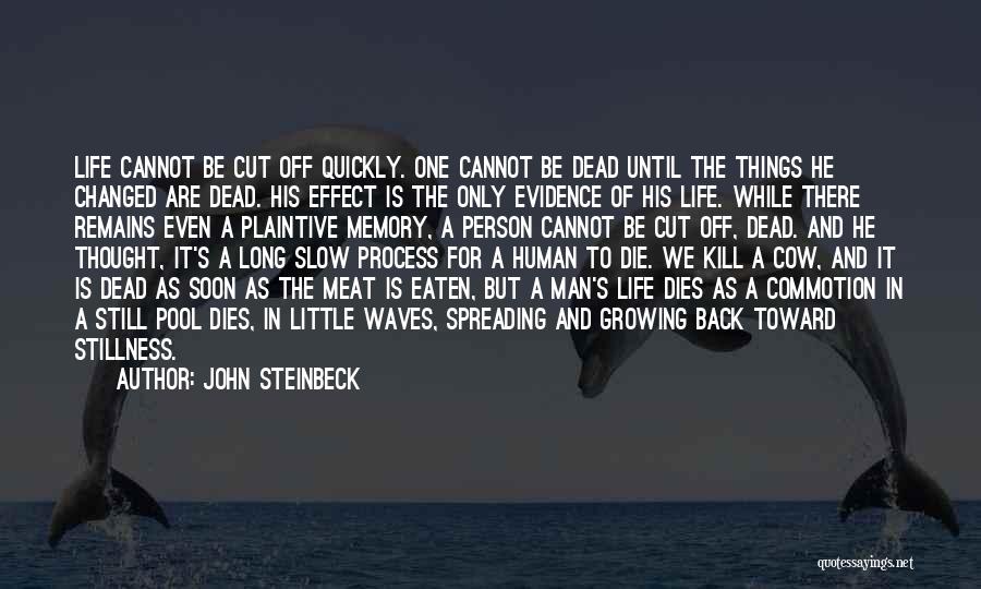 Changed Person Quotes By John Steinbeck