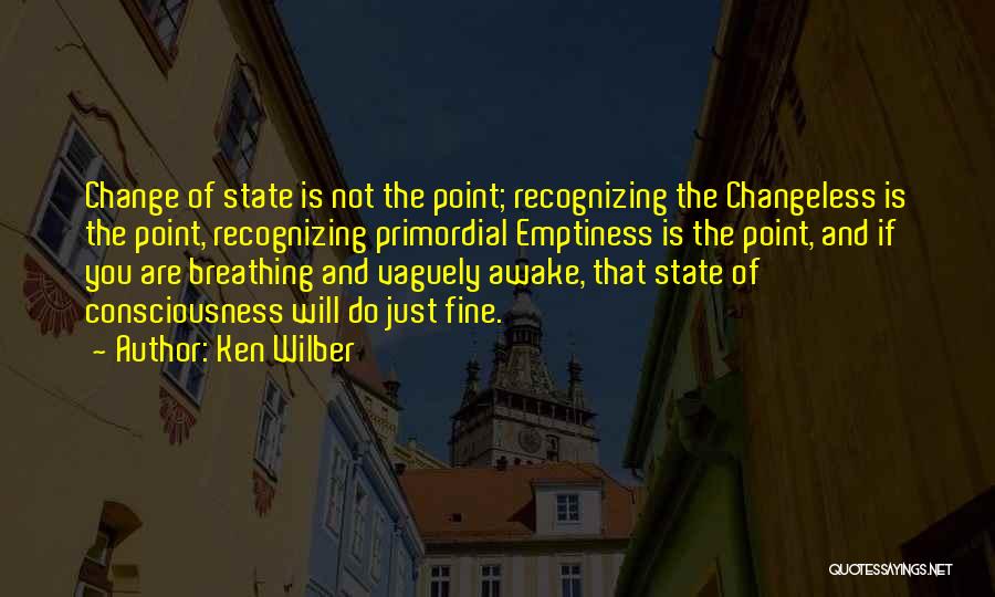 Changeless Quotes By Ken Wilber