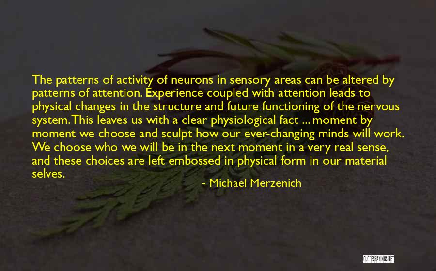 Changes And Choices Quotes By Michael Merzenich Changes And Choices Quotes By Michael Merzenich