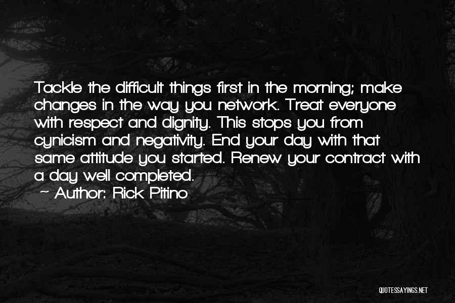 Changes In Attitude Quotes By Rick Pitino