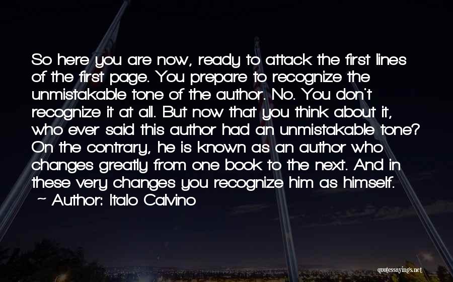 Changes In Him Quotes By Italo Calvino