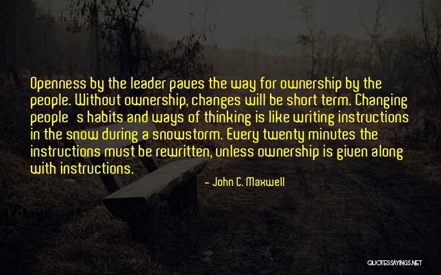Changes In Leadership Quotes By John C. Maxwell Changes In Leadership Quotes By John C. Maxwell