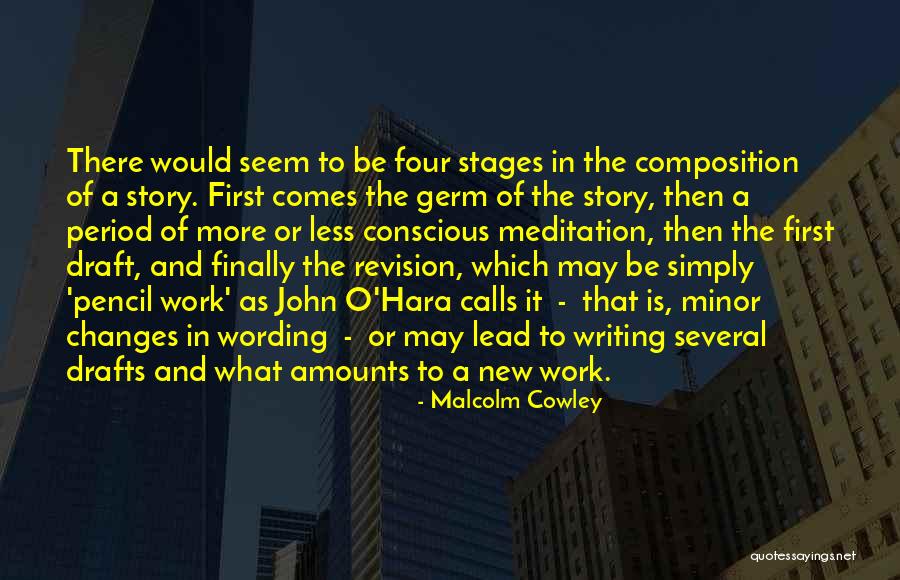 Changes In Process Quotes By Malcolm Cowley Changes In Process Quotes By Malcolm Cowley