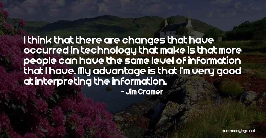 Changes In Technology Quotes By Jim Cramer Changes In Technology Quotes By Jim Cramer