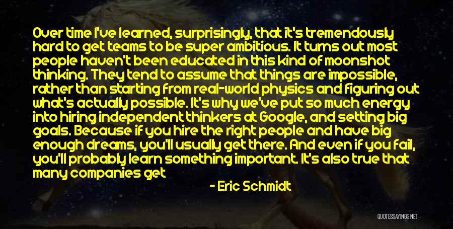 Changes In The World Quotes By Eric Schmidt