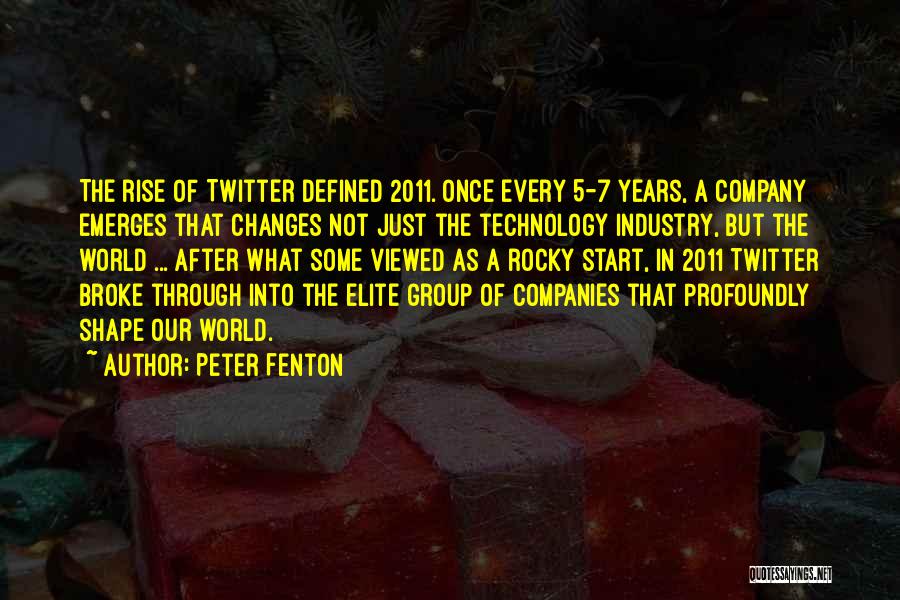 Changes In The World Quotes By Peter Fenton