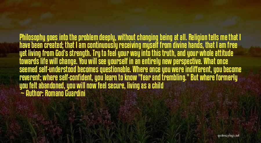 Changing A Child Life Quotes By Romano Guardini