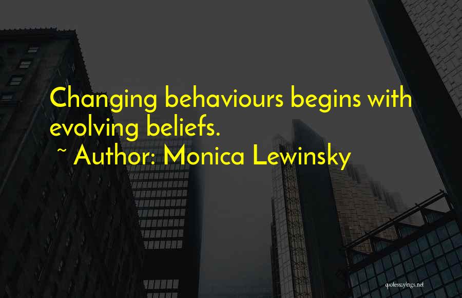 Changing Behaviour Quotes By Monica Lewinsky