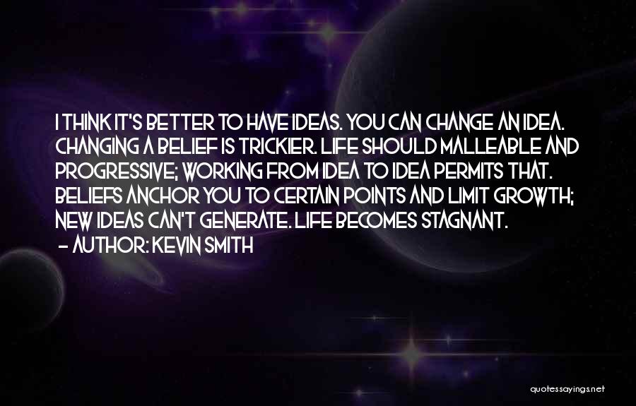 Changing For A Better Life Quotes By Kevin Smith