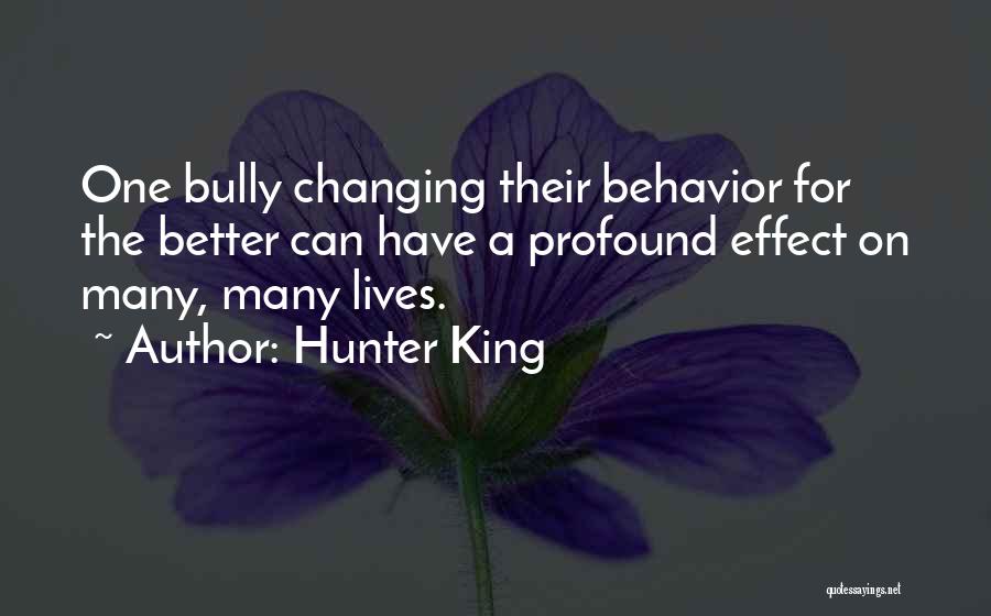 Changing For The Better Quotes By Hunter King