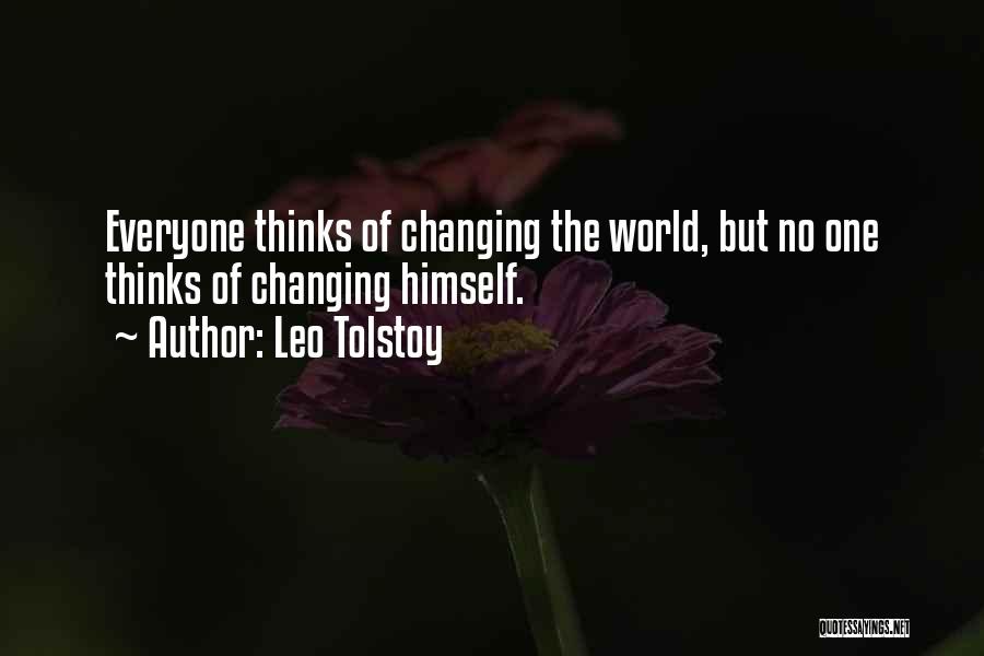 Changing Himself Quotes By Leo Tolstoy