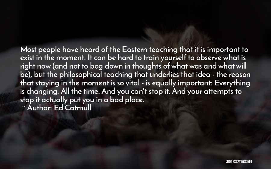 Changing In Yourself Quotes By Ed Catmull