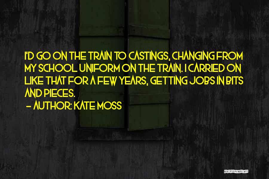 Changing Jobs Quotes By Kate Moss