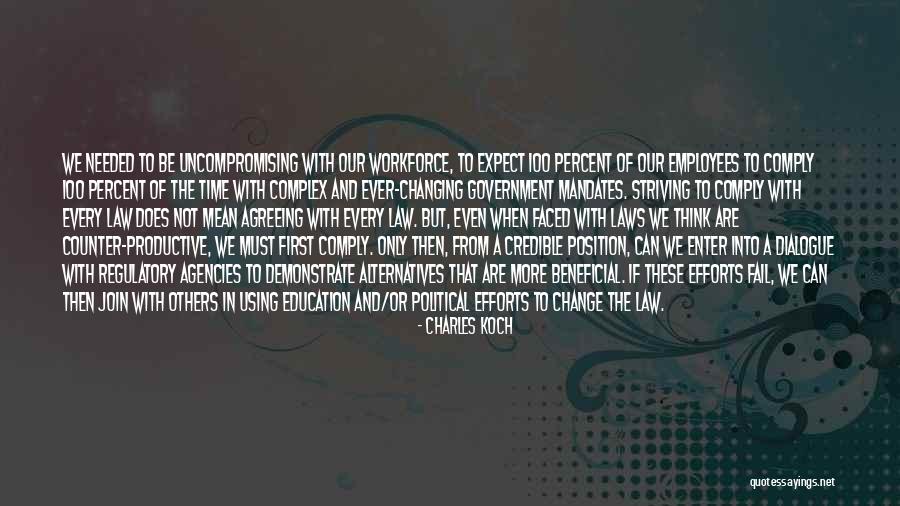 Changing Laws Quotes By Charles Koch Changing Laws Quotes By Charles Koch