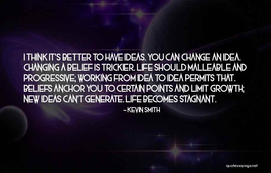 Changing My Life Better Quotes By Kevin Smith