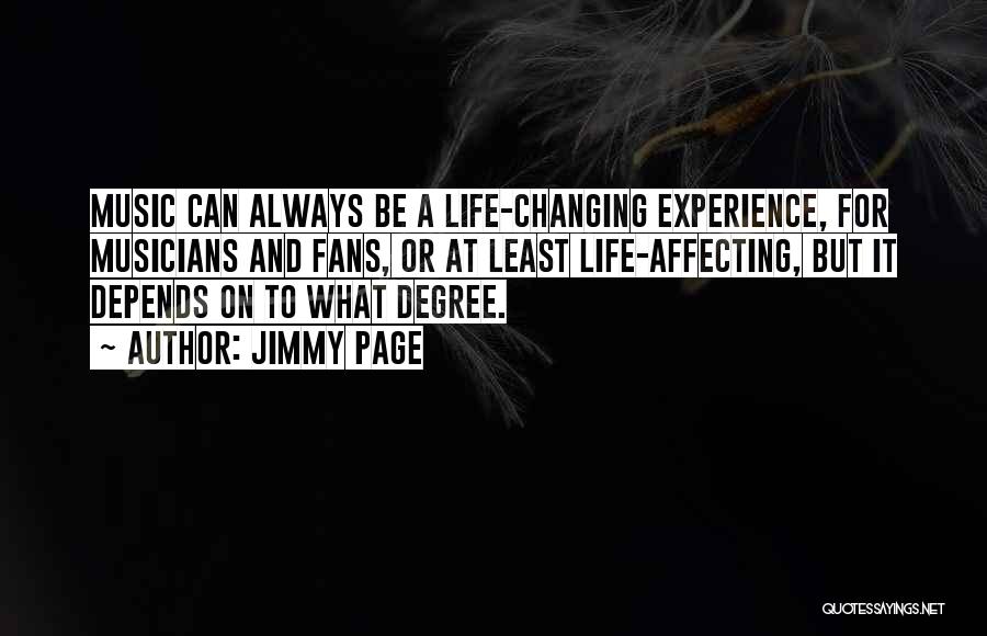 Changing My Past Quotes By Jimmy Page