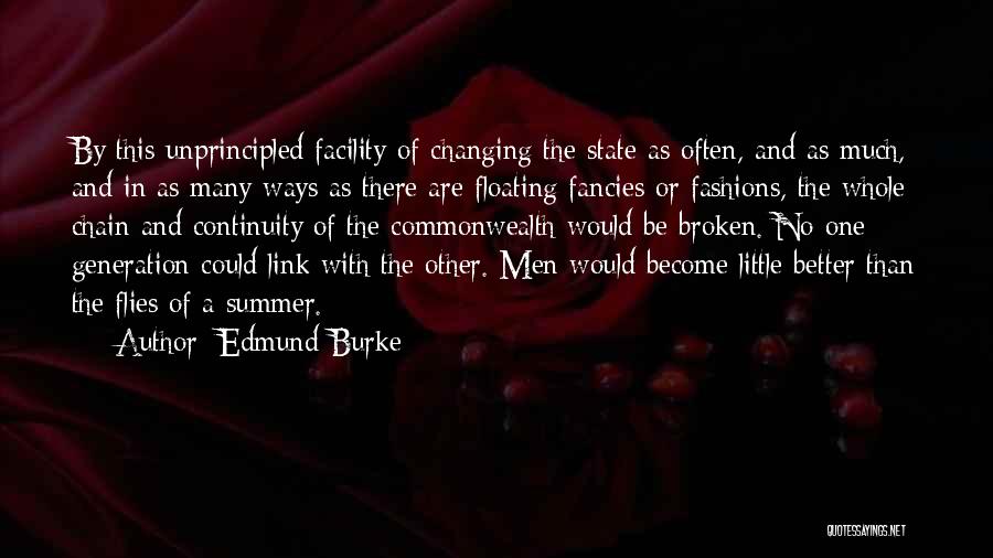 Changing My Ways For The Better Quotes By Edmund Burke