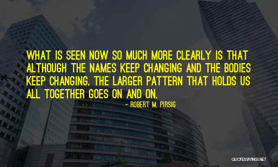 Changing Names Quotes By Robert M. Pirsig Changing Names Quotes By Robert M. Pirsig