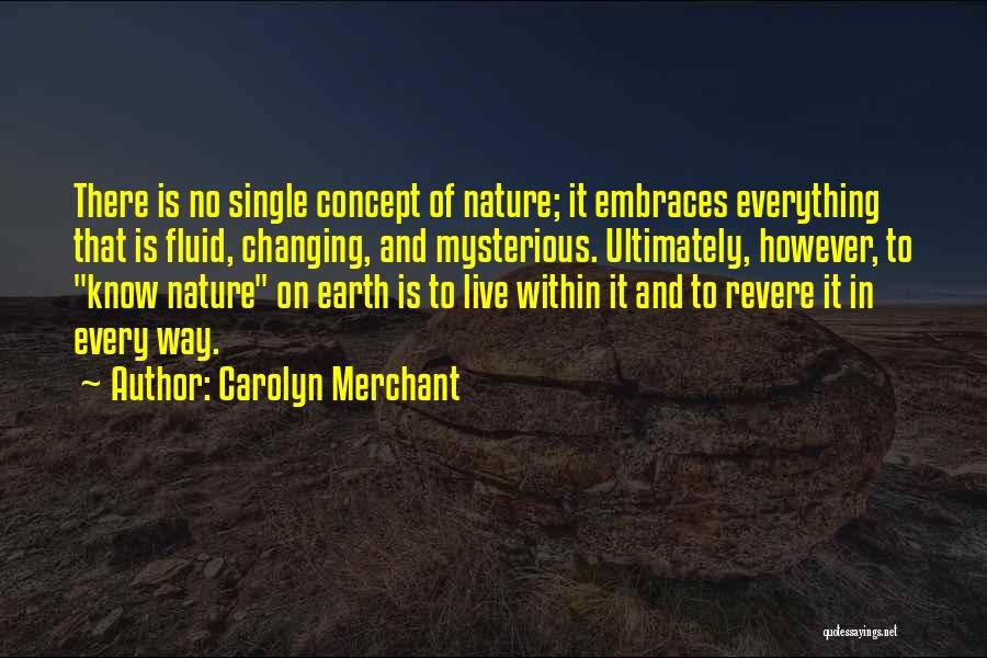 Changing Nature Quotes By Carolyn Merchant