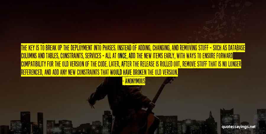 Changing Old Ways Quotes By Anonymous Changing Old Ways Quotes By Anonymous