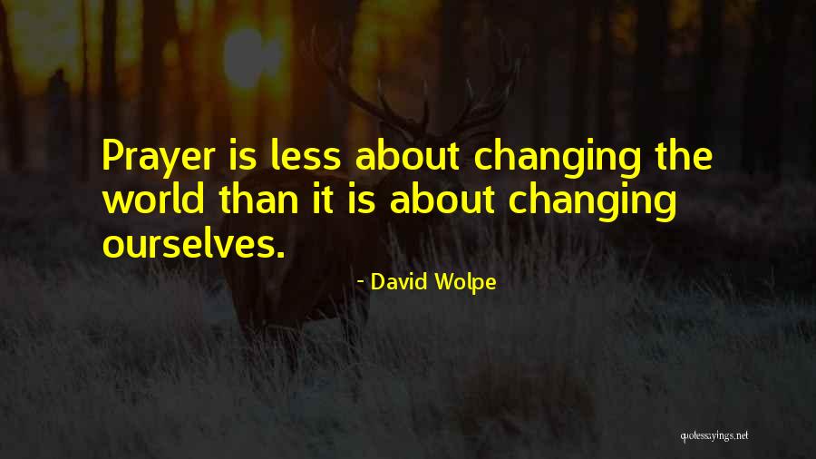 Changing Ourselves Quotes By David Wolpe