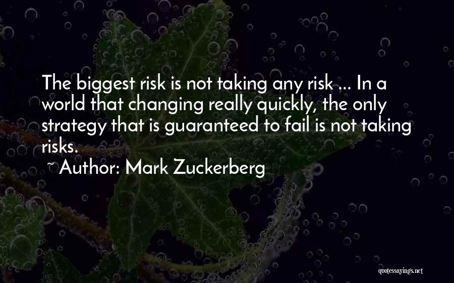 Changing Quickly Quotes By Mark Zuckerberg