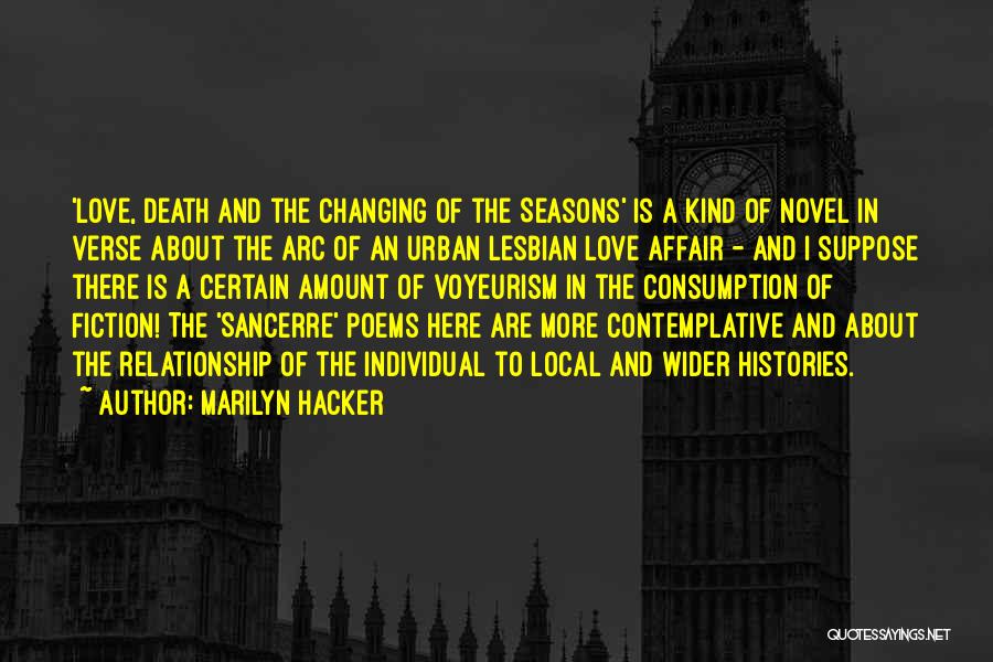 Changing Seasons Quotes By Marilyn Hacker